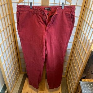 Nautica Men's Chinos in Deep Red